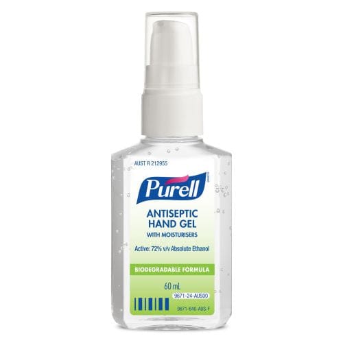 Gojo Purell Antiseptic Hand Gel 60ml Portable Pump Bottle