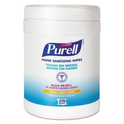 Gojo Purell Hand Sanitising Wipes 270 Count Canister