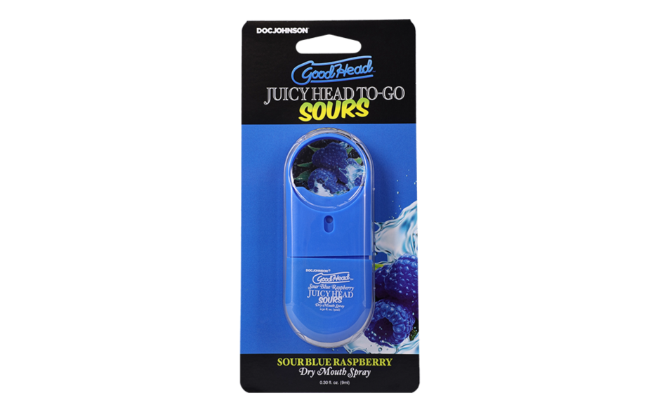 GoodHead Juicy Head Dry Mouth Spray Sour Blue Raspberry 9ml