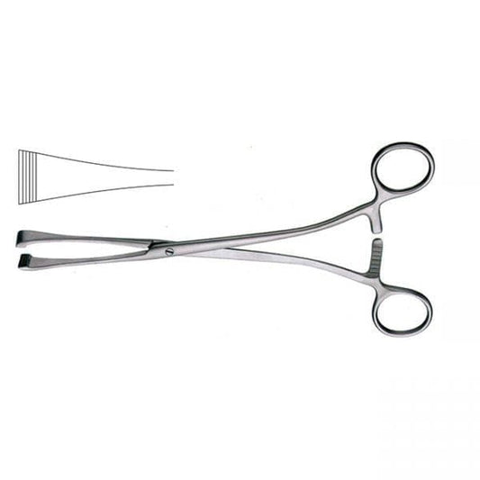 Professional Hospital Furnishings Forceps 22cm / 13mm Wide Green Armytage Uterine Forceps