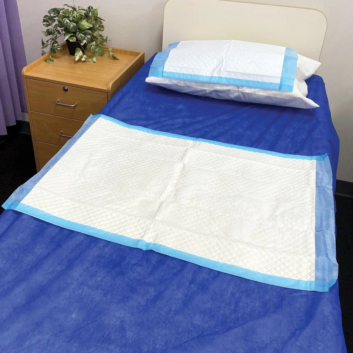 Haines SmartBarrier Bluey Underpad - 5 Ply 60cm x 40cm Blue