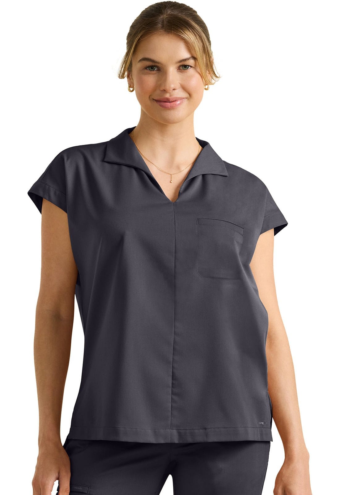 Healing Hands HH607 Purple Label Jazz Collared Scrub Top - Medical ...