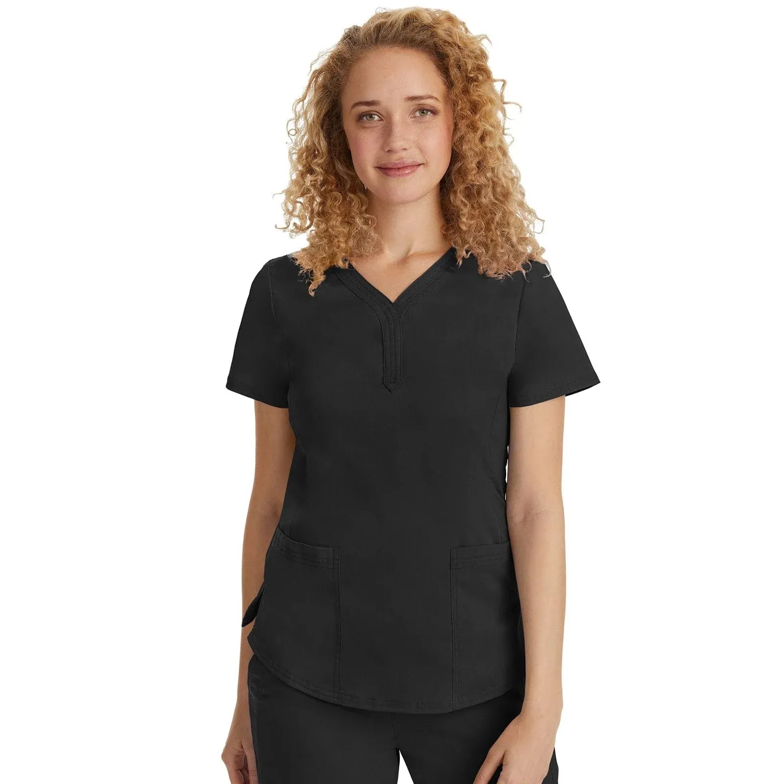 Healing Hands Scrub Top 5XL Healing Hands Purple Label 2167 Jane Scrubs Top Women Black