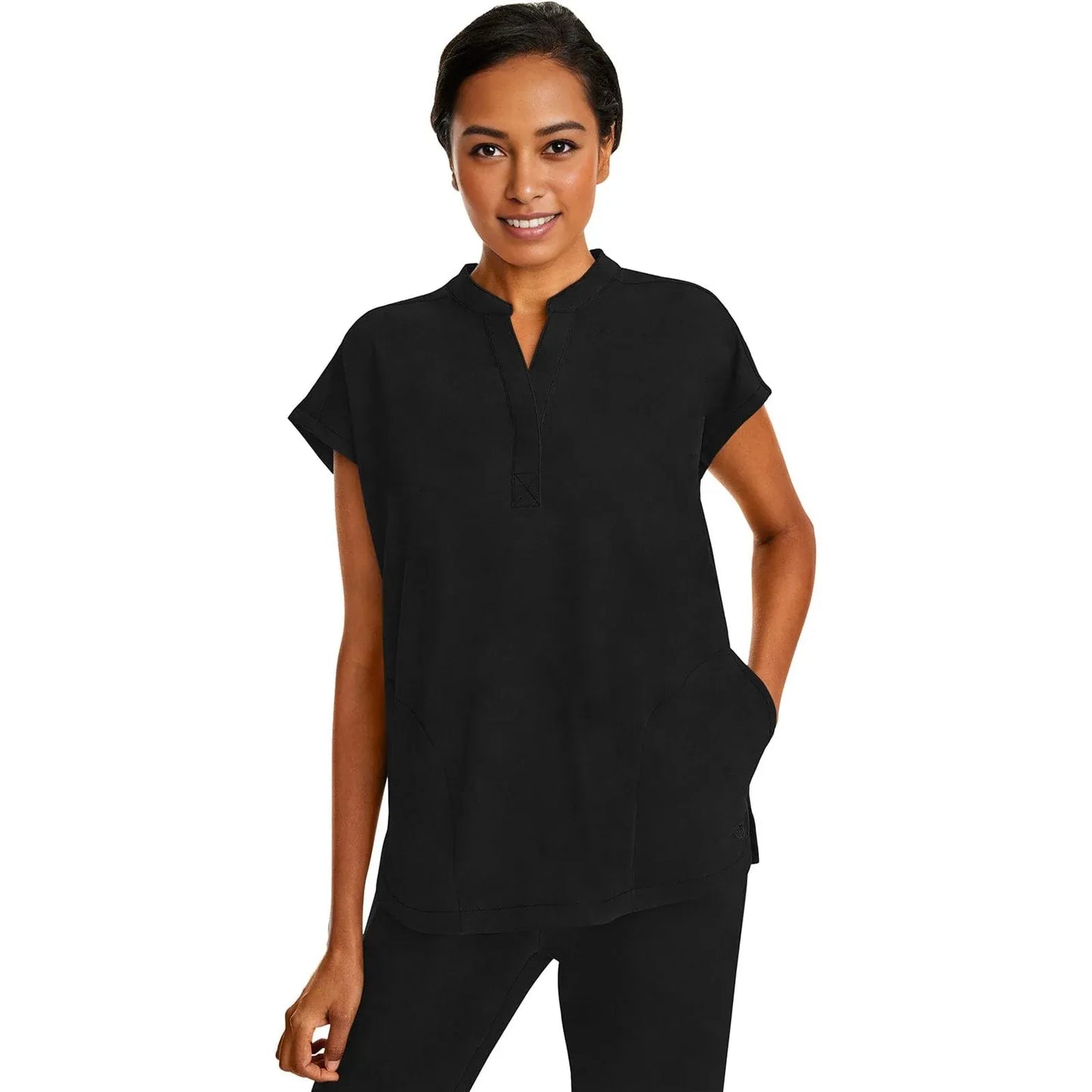 Healing Hands Purple Label Scrubs 2152 Journey Top Women Black
