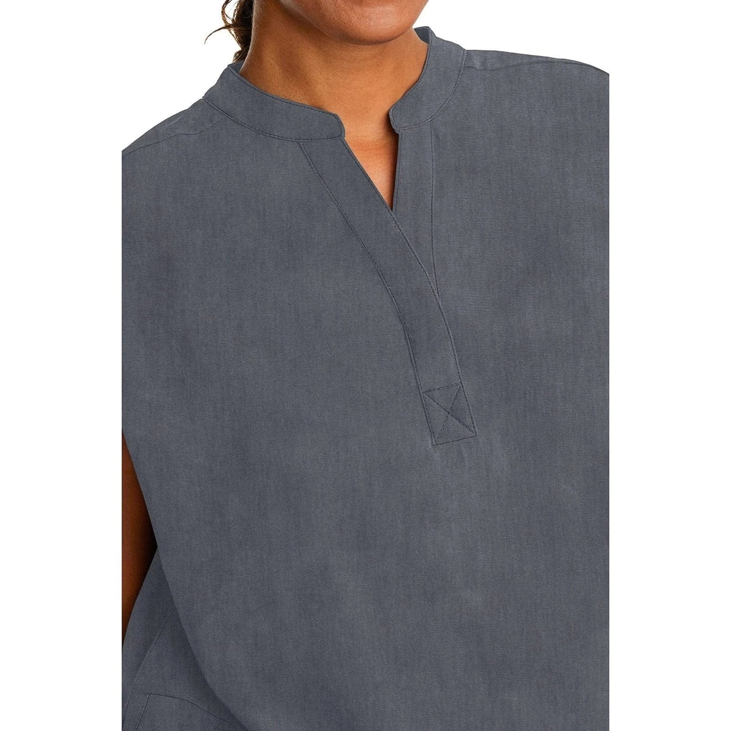 Healing Hands Purple Label Scrubs 2152 Journey Top Women Heather Grey