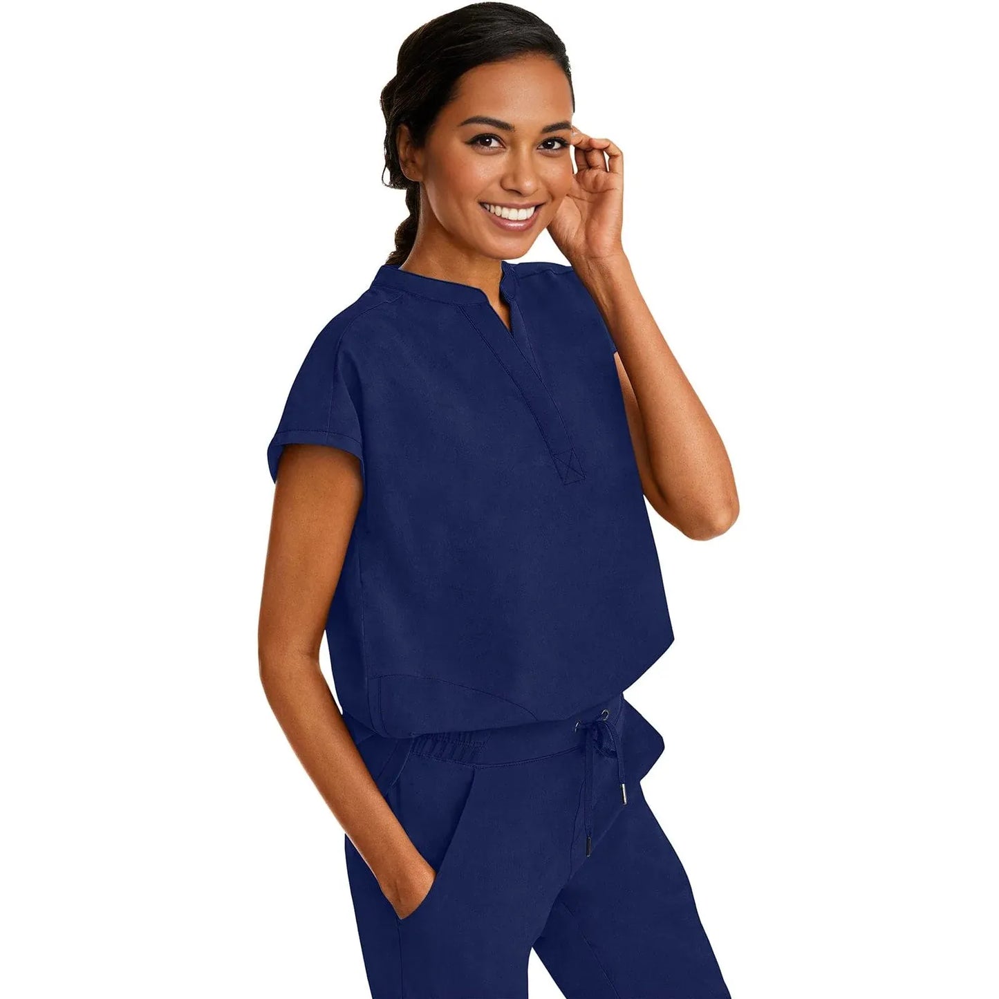 Healing Hands Purple Label Scrubs 2152 Journey Top Women Navy