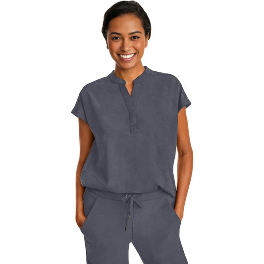 Healing Hands Purple Label Scrubs 2152 Journey Top Women Pewter