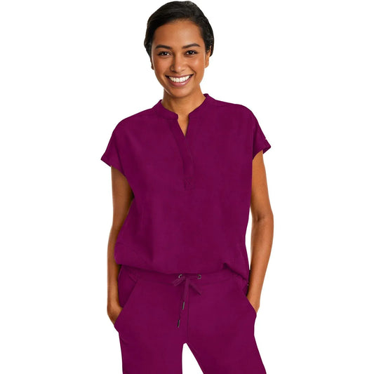 Healing Hands Purple Label Scrubs 2152 Journey Top Women Wine