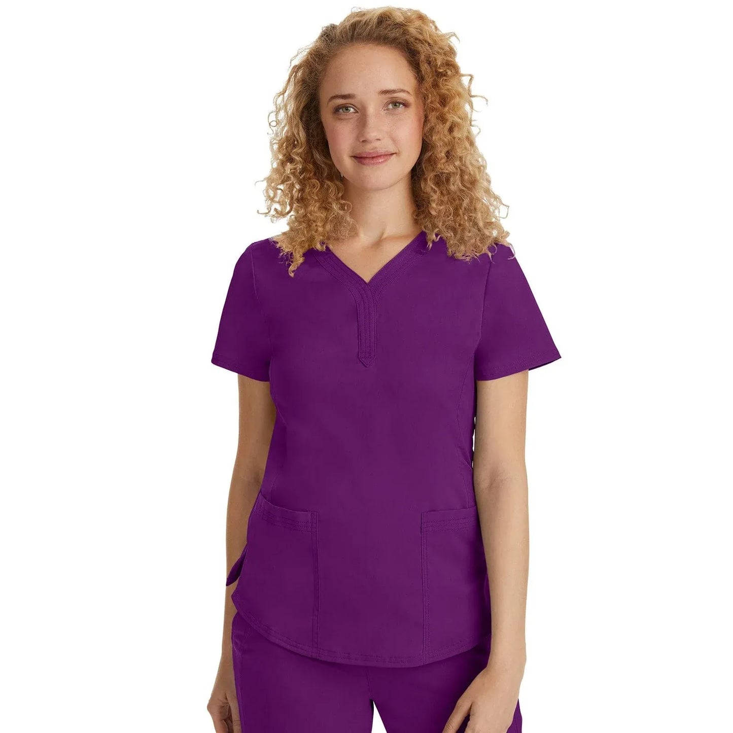 Healing Hands Scrub Top Healing Hands Purple Label Scrubs 2167 Jane Top Women Eggplant