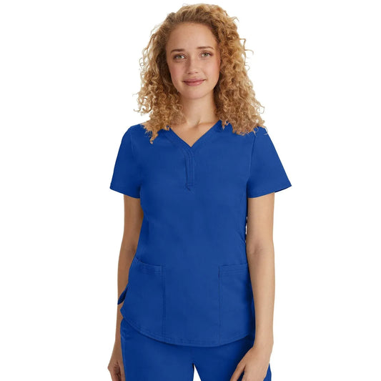 Healing Hands Scrub Top 5XL Healing Hands Purple Label Scrubs 2167 Jane Top Women Galaxy Blue