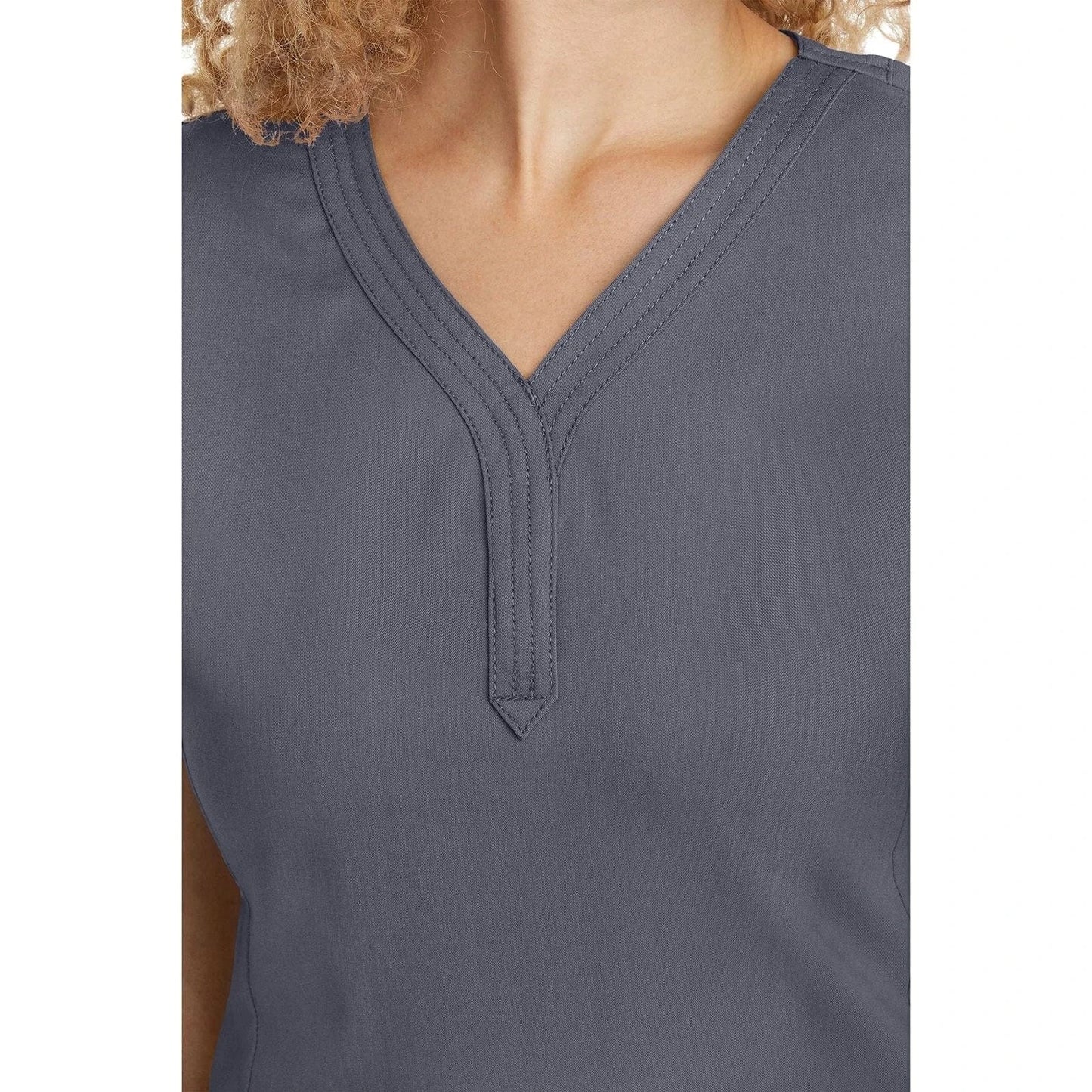 Healing Hands Purple Label Scrubs 2167 Jane Top Women Pewter