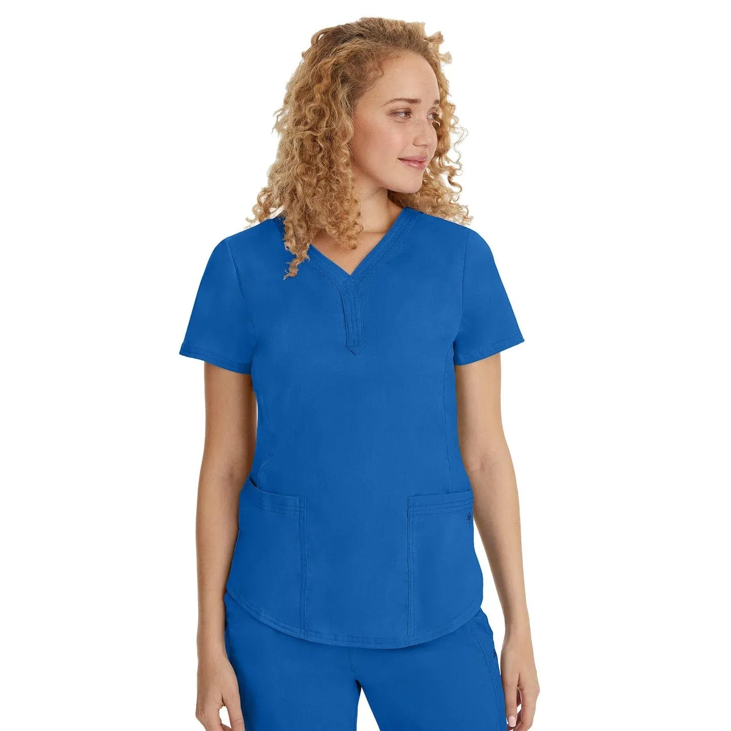 Healing Hands Purple Label Scrubs 2167 Jane Top Women Royal