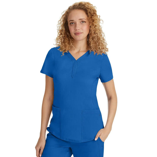 Healing Hands Purple Label Scrubs 2167 Jane Top Women Royal