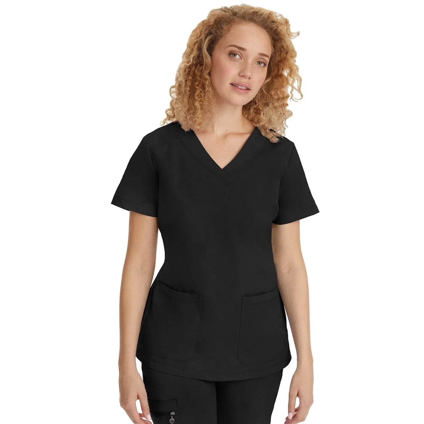 Healing Hands Purple Label Scrubs 2320 Jill Top Women Black