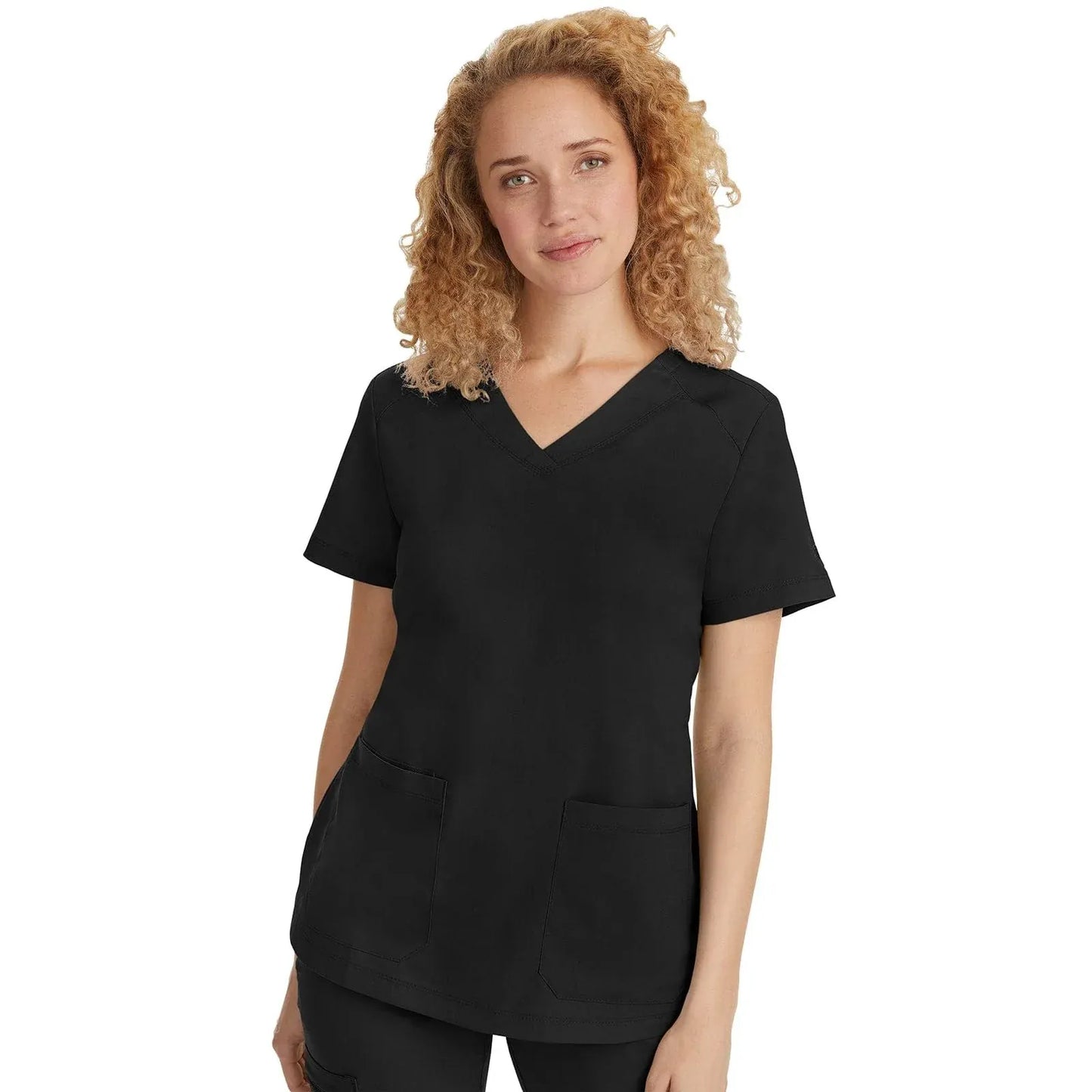 Healing Hands Purple Label Scrubs 2320 Jill Top Women Black