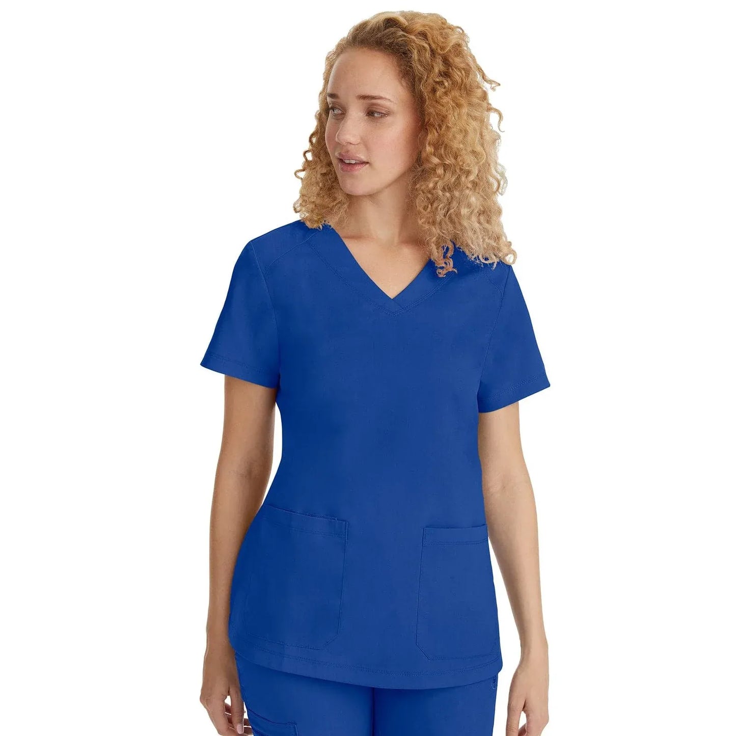 Healing Hands Purple Label Scrubs 2320 Jill Top Women Galaxy Blue