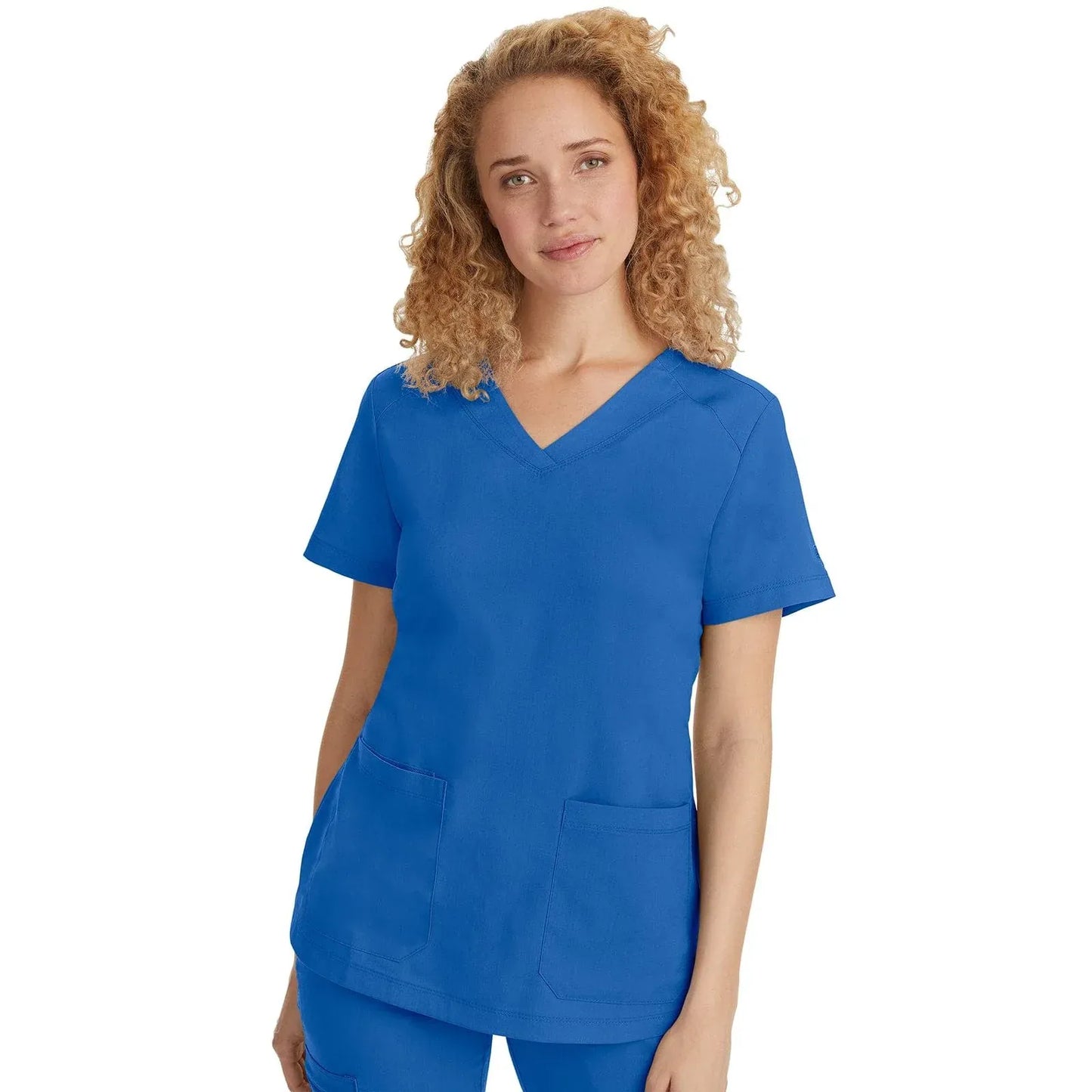Healing Hands Purple Label Scrubs 2320 Jill Top Women Royal