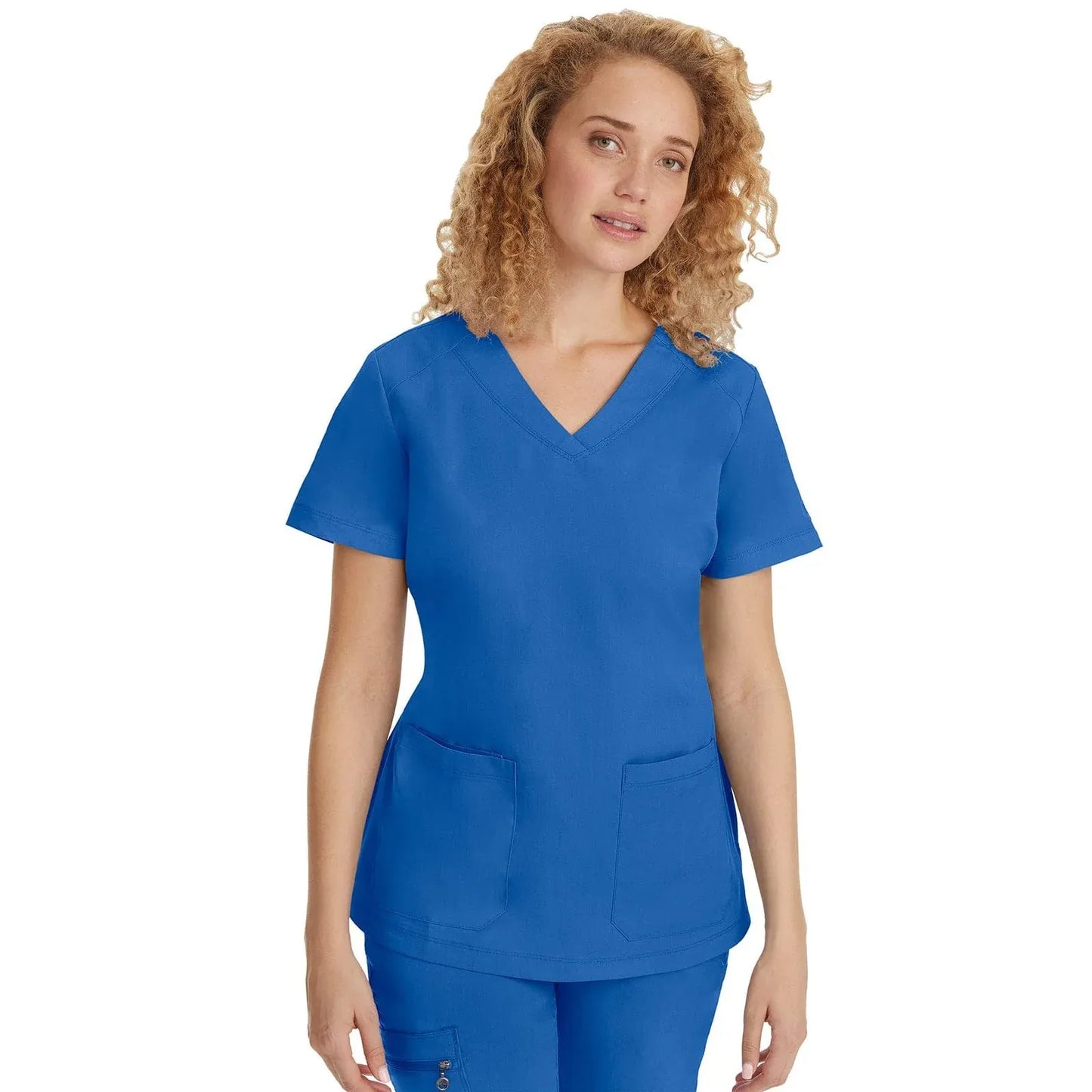 Healing Hands Purple Label Scrubs 2320 Jill Top Women Royal