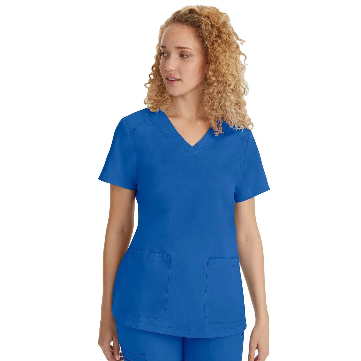 Healing Hands Purple Label Scrubs 2320 Jill Top Women Royal