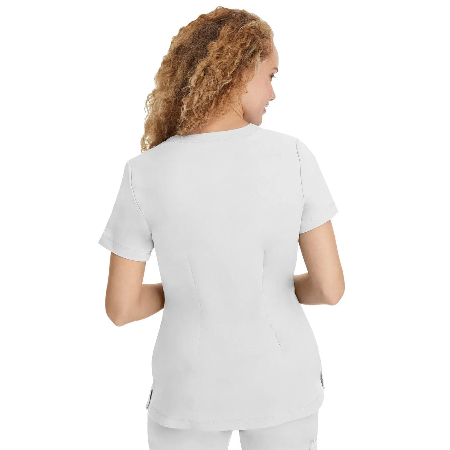 Healing Hands Purple Label Scrubs 2320 Jill Top Women White
