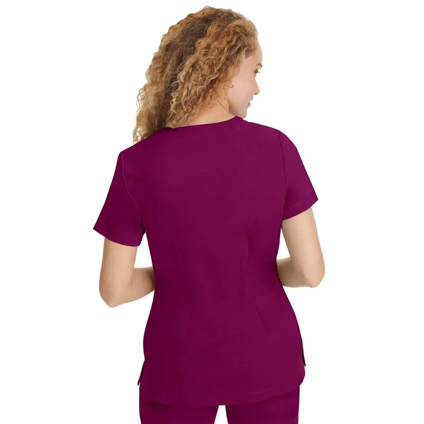 Healing Hands Purple Label Scrubs 2320 Jill Top Women Wine