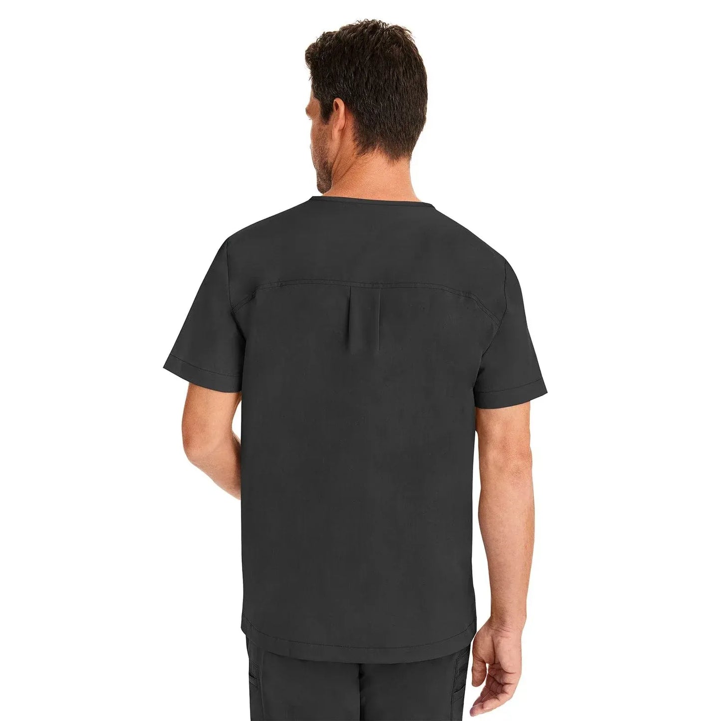 Healing Hands Purple Label Scrubs 2330 Justin Top Men Black