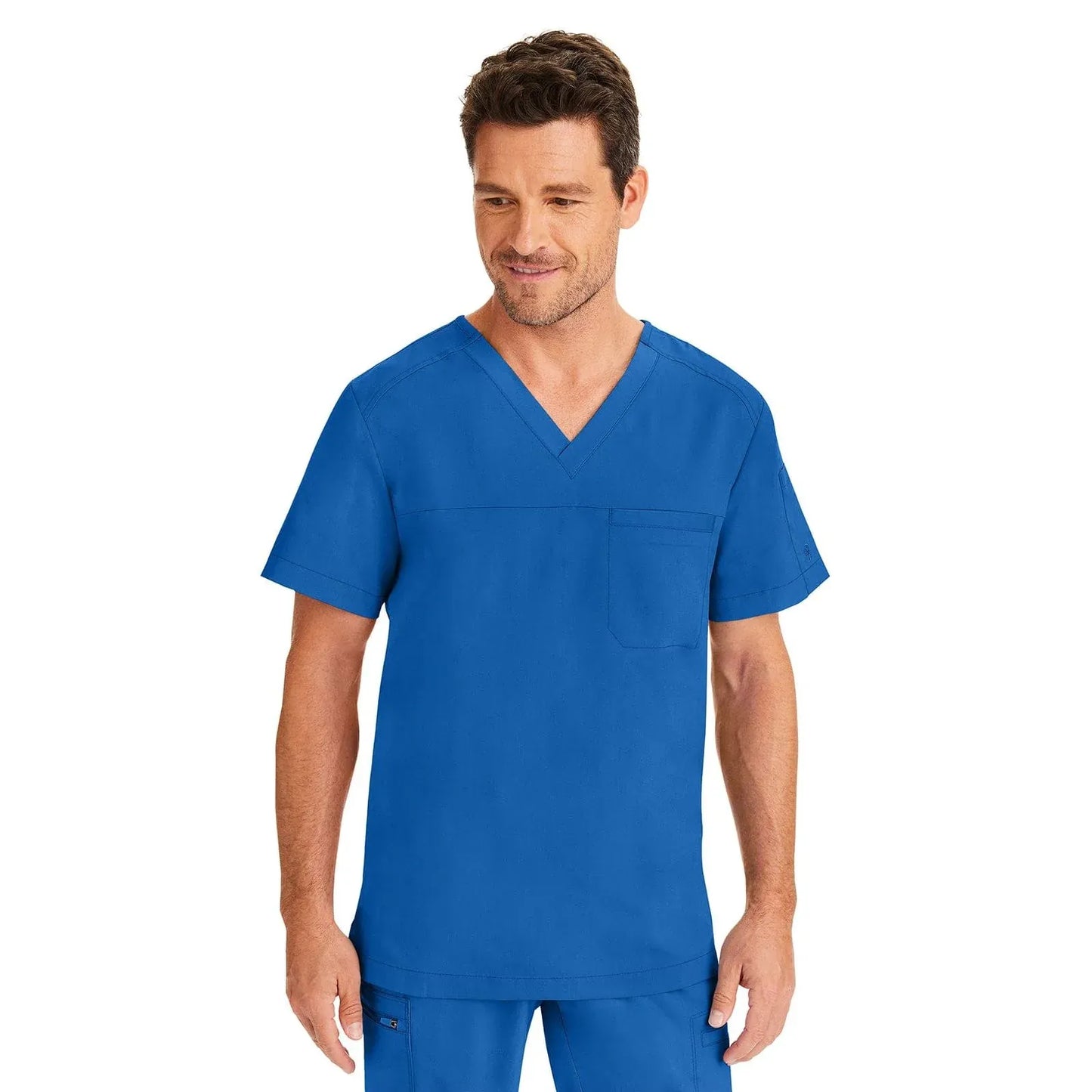 Healing Hands Purple Label Scrubs 2330 Justin Top Men Royal