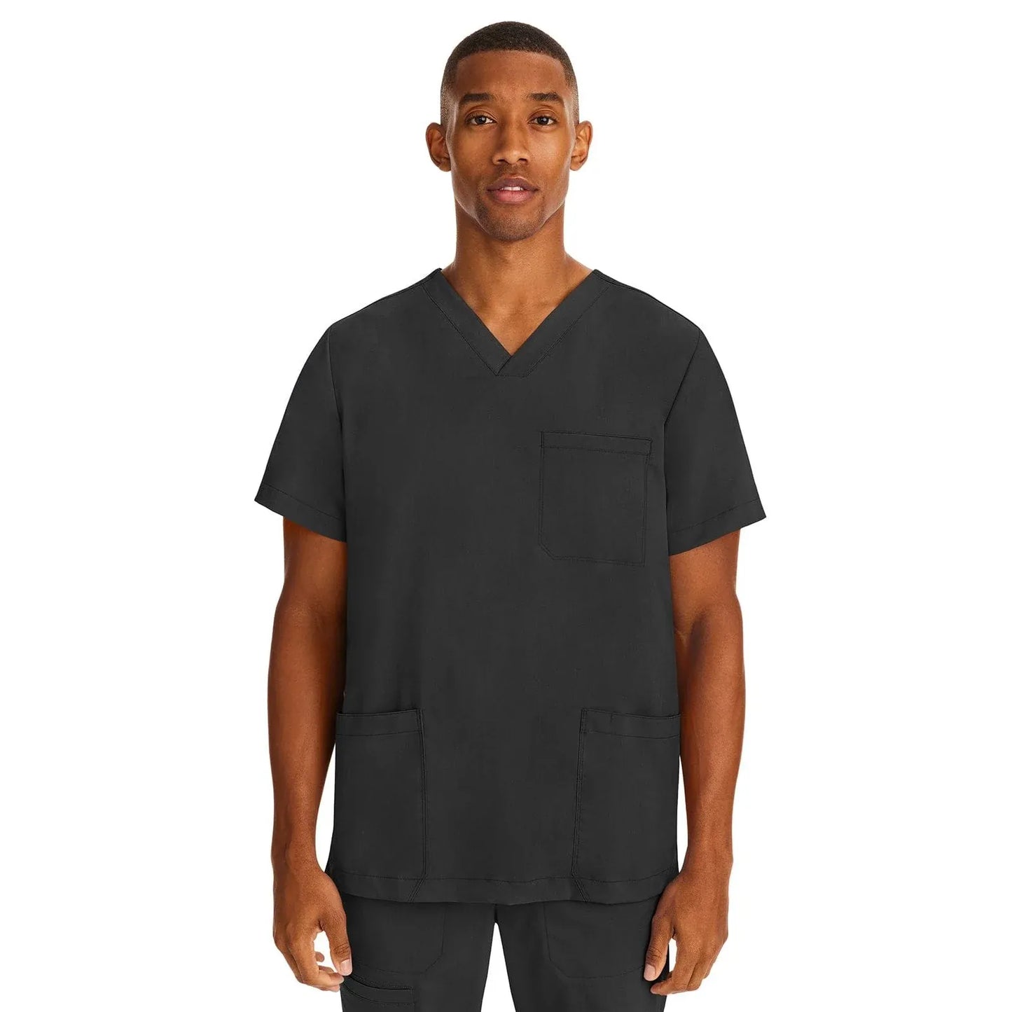 Healing Hands Purple Label Scrubs 2331 Jake Top Men Black