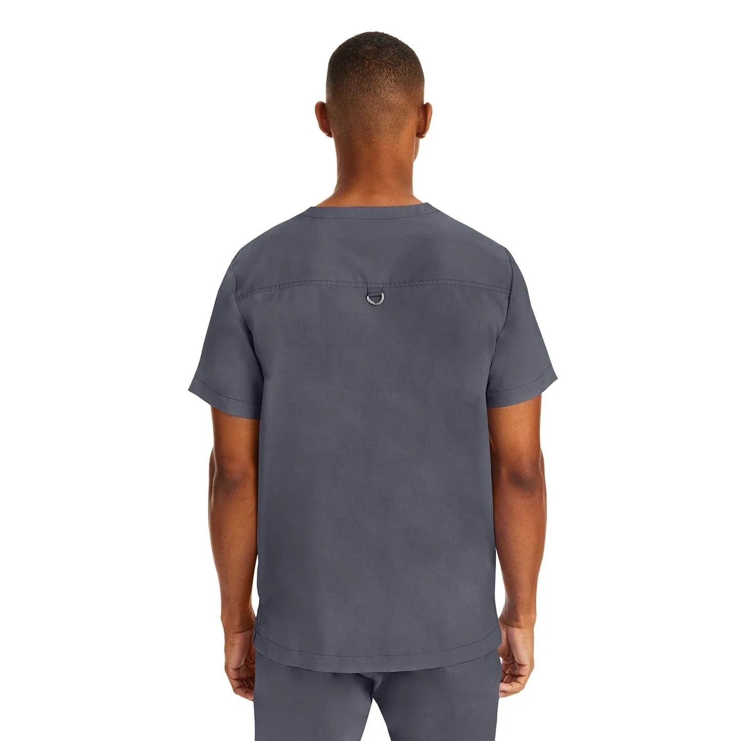 Healing Hands Purple Label Scrubs 2331 Jake Top Men Pewter