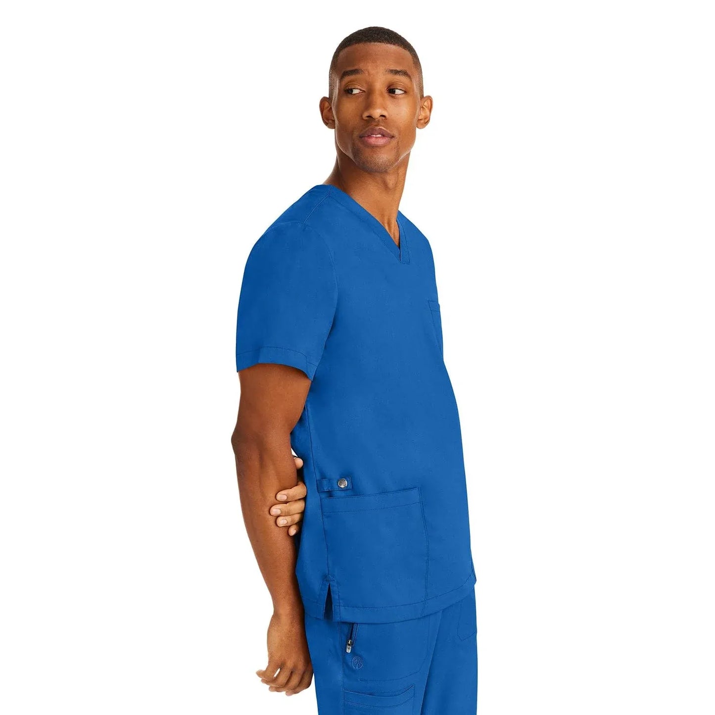 Healing Hands Purple Label Scrubs 2331 Jake Top Men Royal