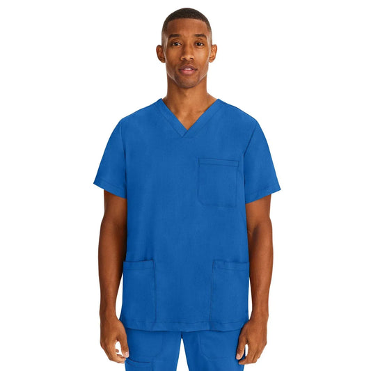 Healing Hands Purple Label Scrubs 2331 Jake Top Men Royal