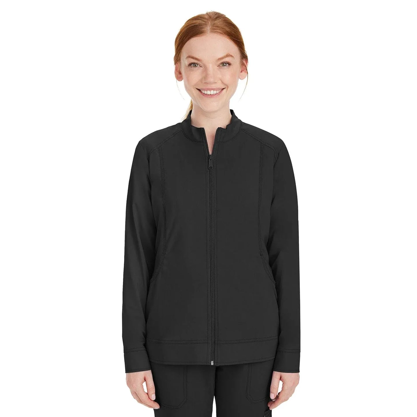Healing Hands Purple Label Scrubs 5038 Dakota Jacket Women Black