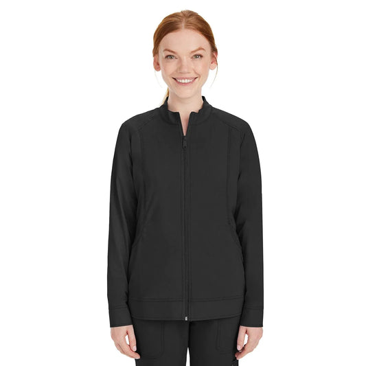 Healing Hands Purple Label Scrubs 5038 Dakota Jacket Women Black