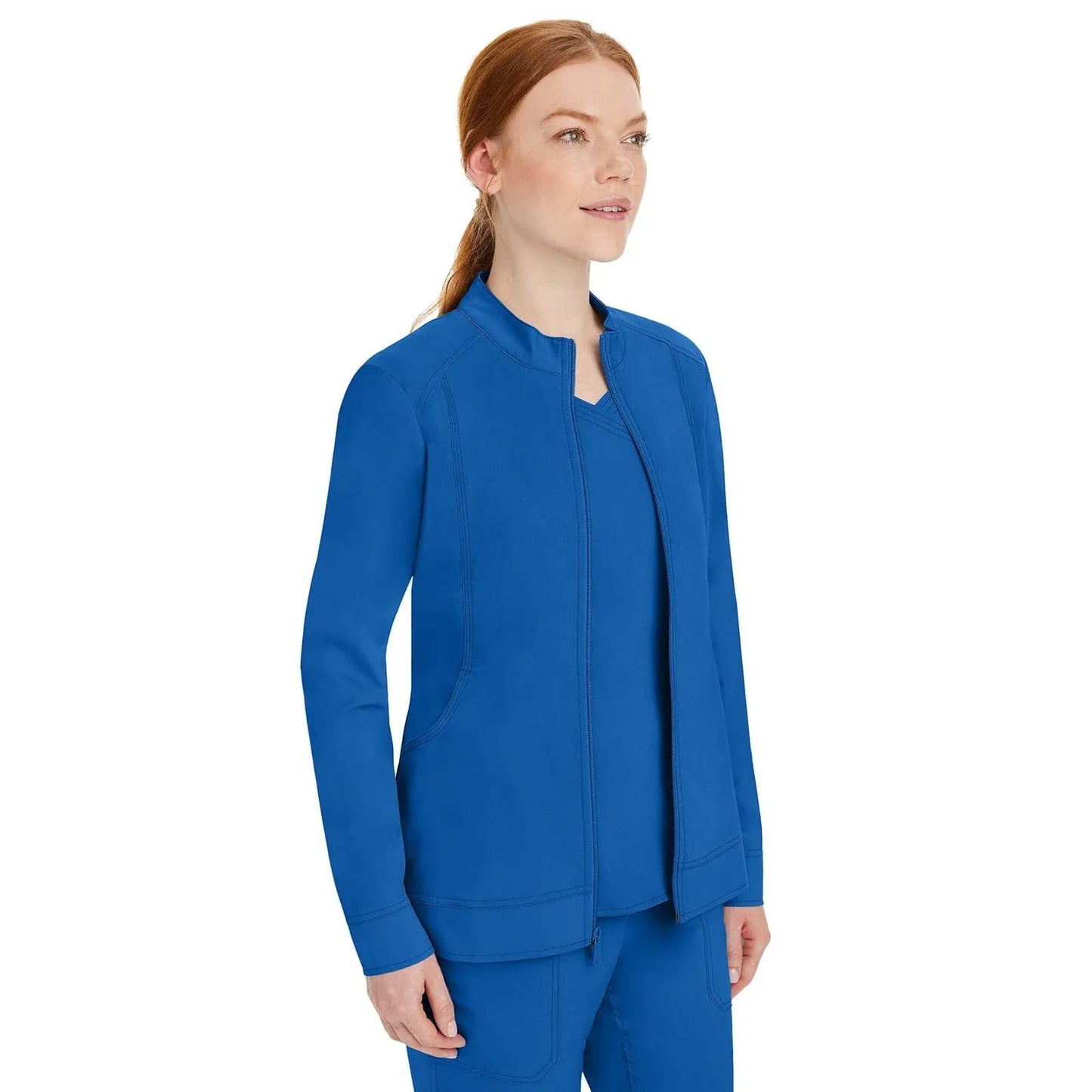 Healing Hands Purple Label Scrubs 5038 Dakota Jacket Women Royal