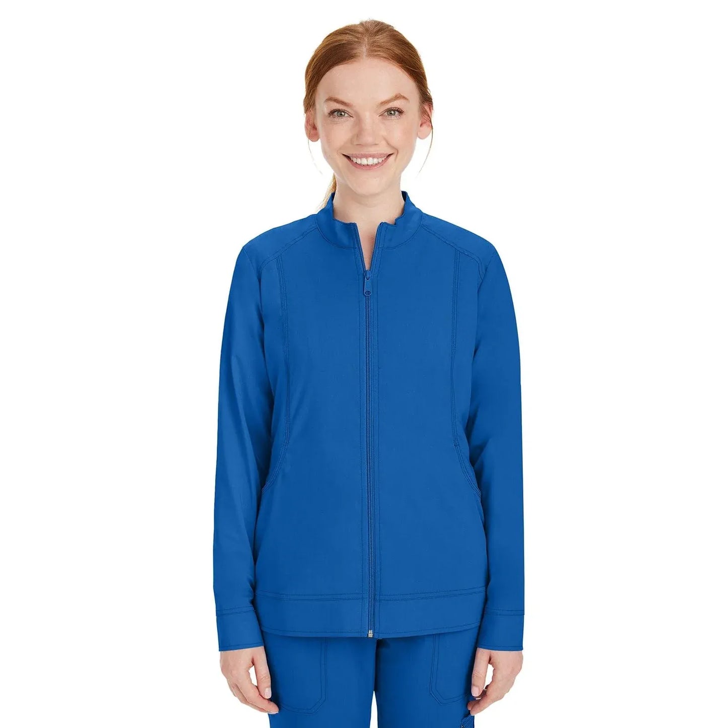 Healing Hands Purple Label Scrubs 5038 Dakota Jacket Women Royal