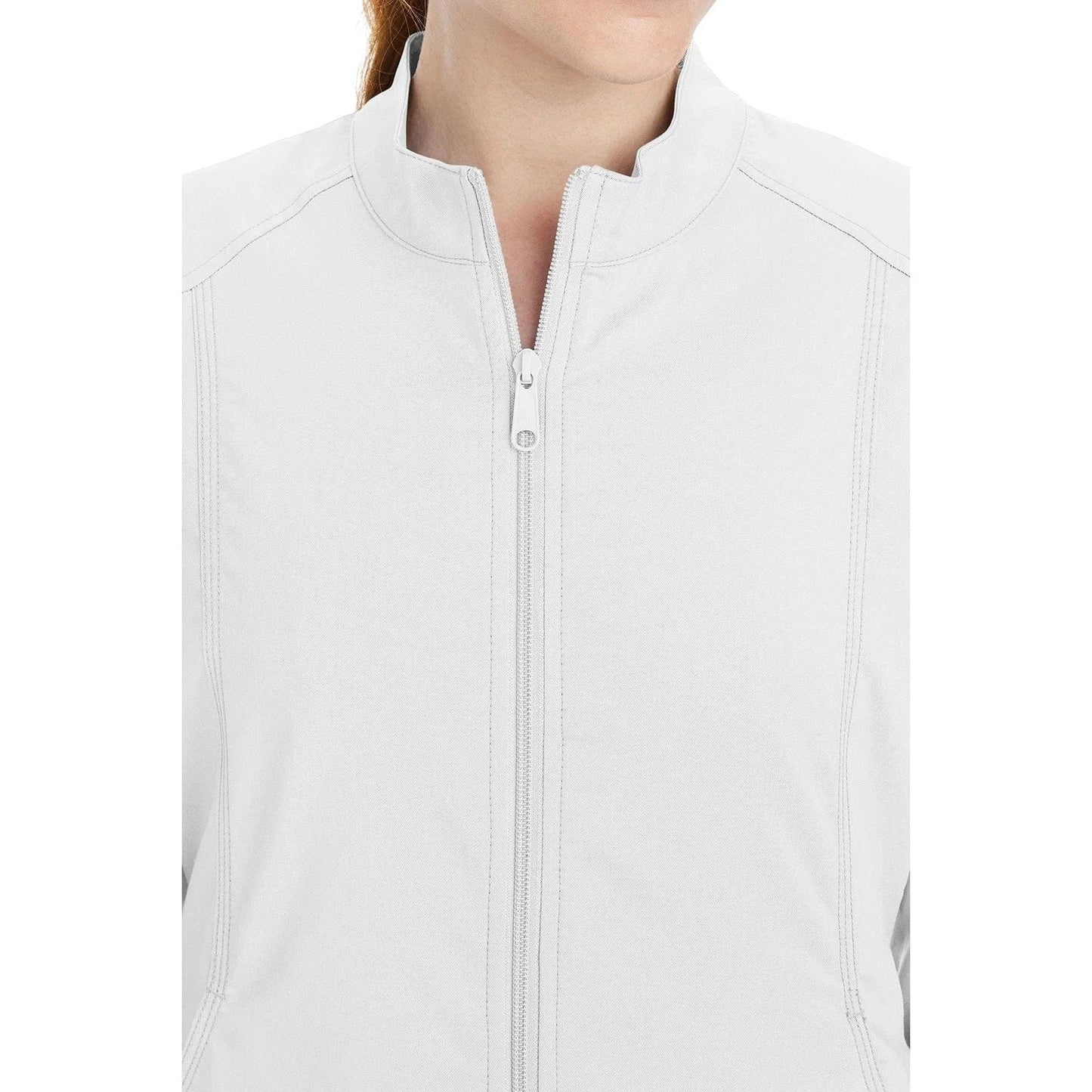 Healing Hands Purple Label Scrubs 5038 Dakota Jacket Women White
