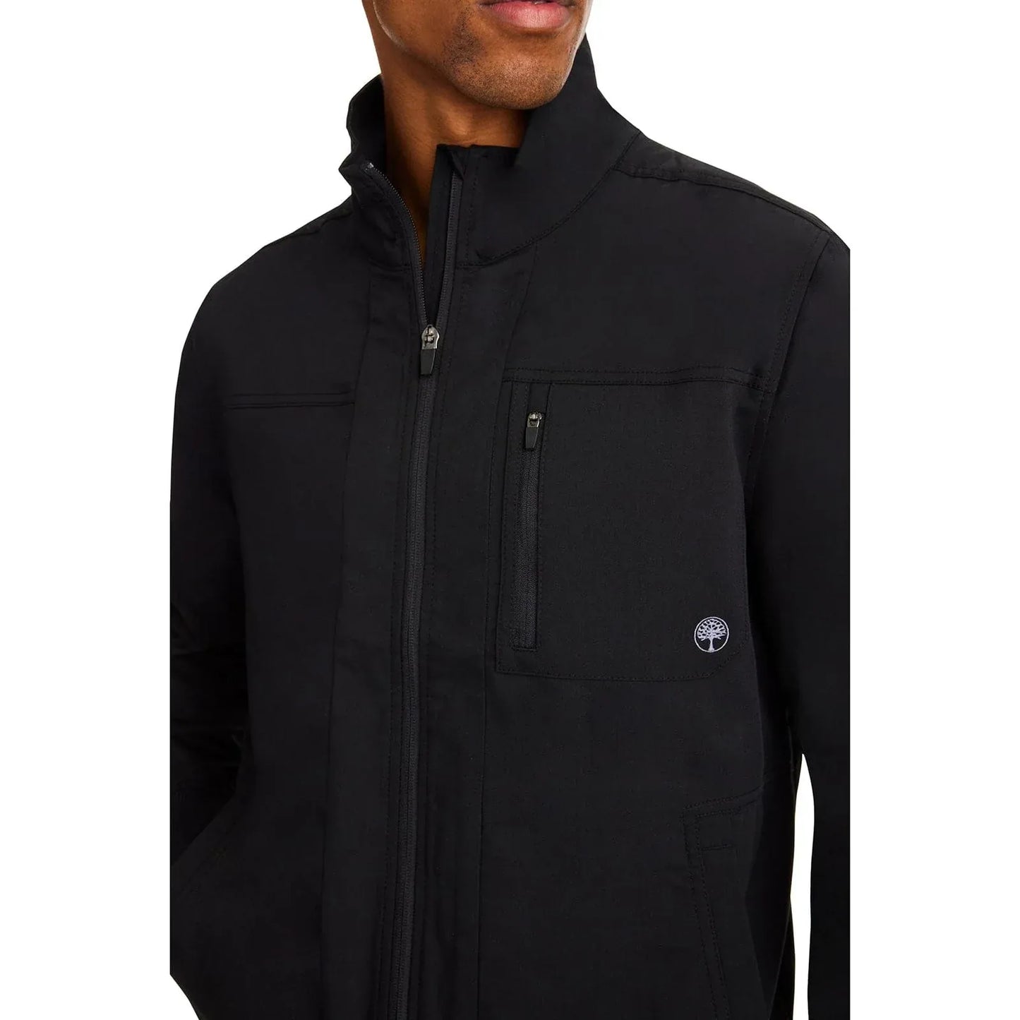 Healing Hands Purple Label Scrubs 5530 Jonathan Bomber Jacket Men Black
