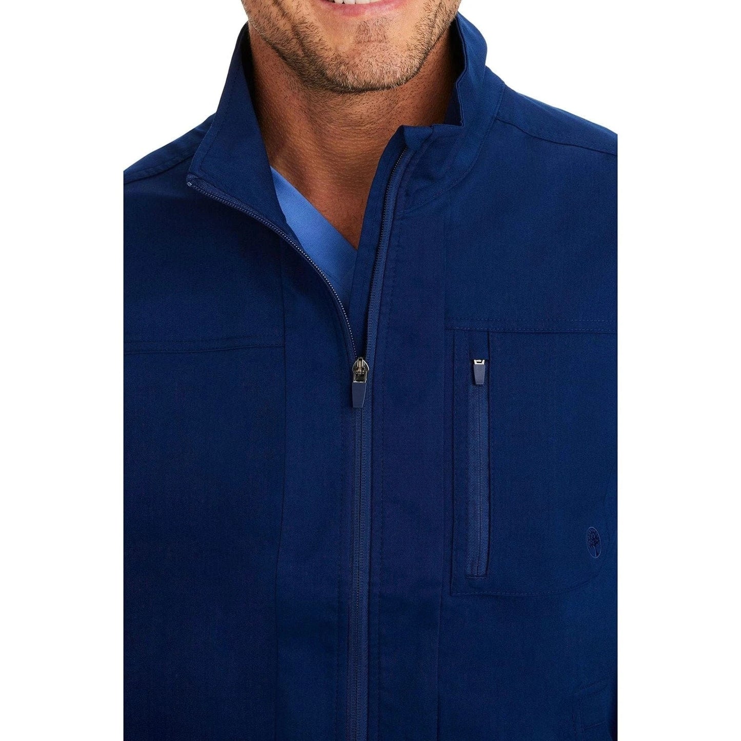 Healing Hands Purple Label Scrubs 5530 Jonathan Bomber Jacket Men Navy