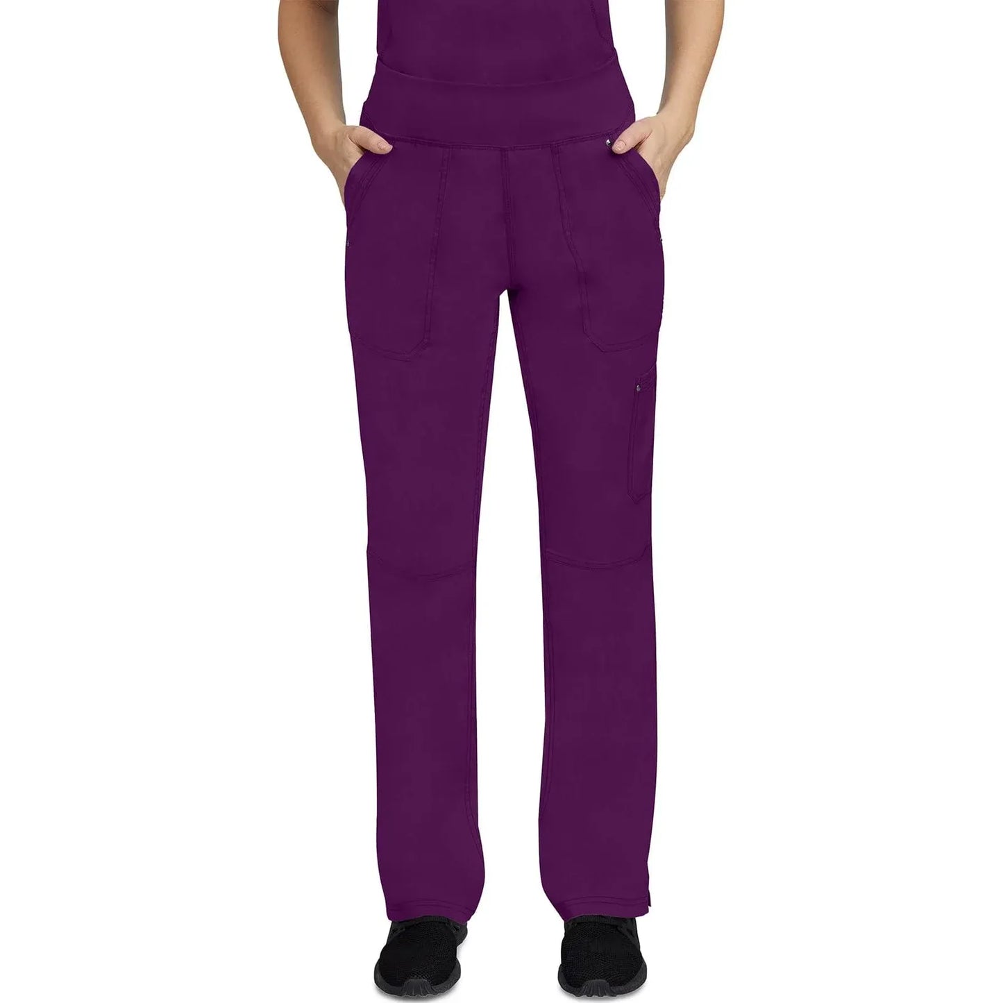 Healing Hands Purple Label Scrubs 9133 Tori Pant Women Eggplant