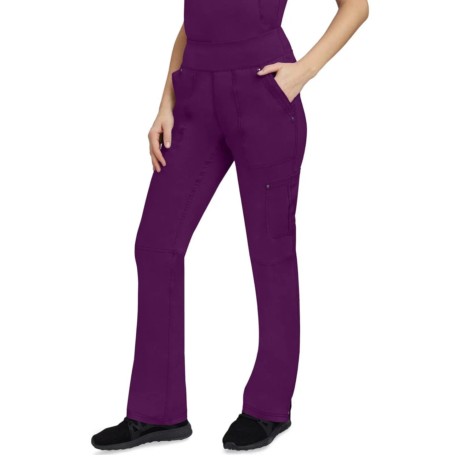 Healing Hands Purple Label Scrubs 9133 Tori Pant Women Eggplant