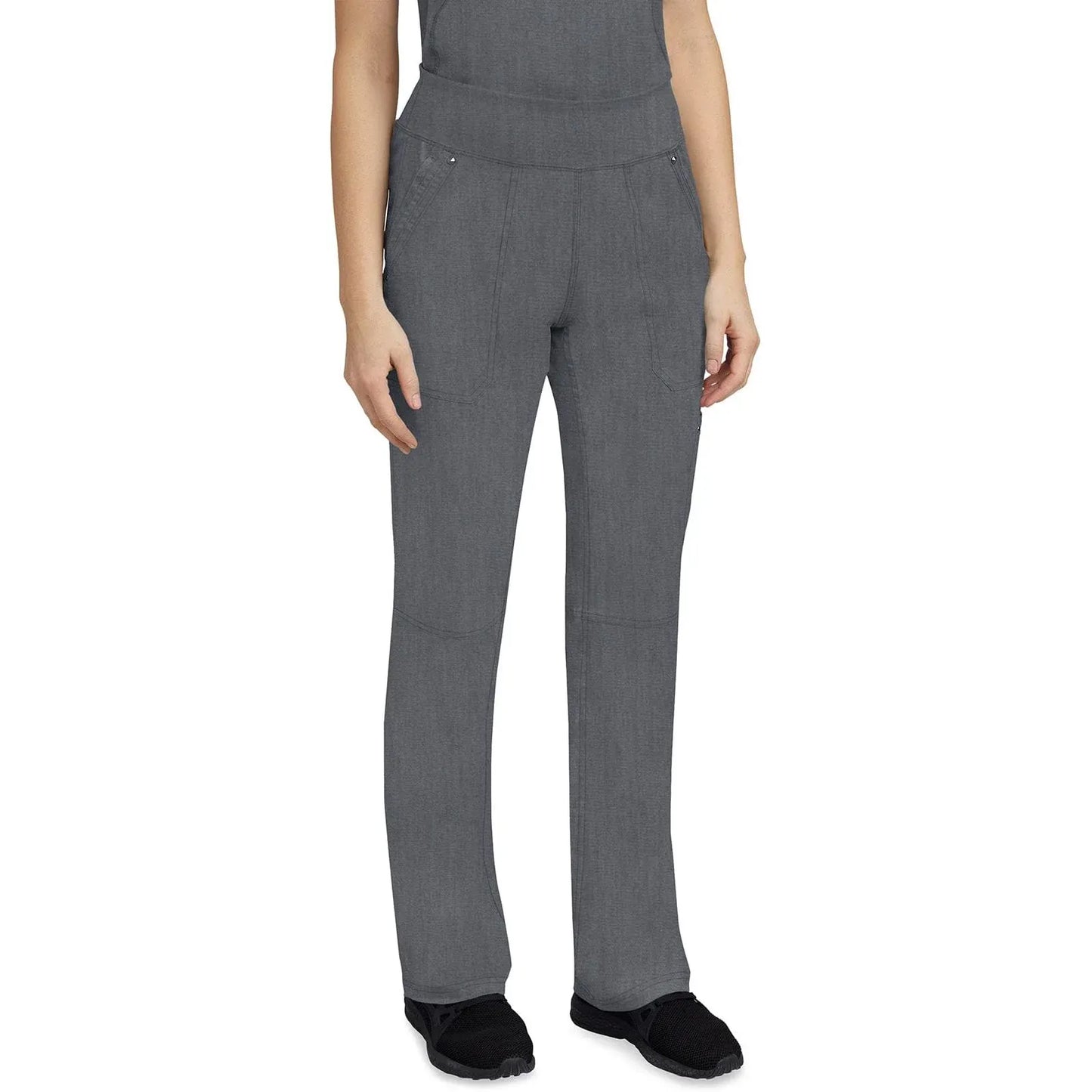 Healing Hands Purple Label Scrubs 9133 Tori Pant Women Heather Grey