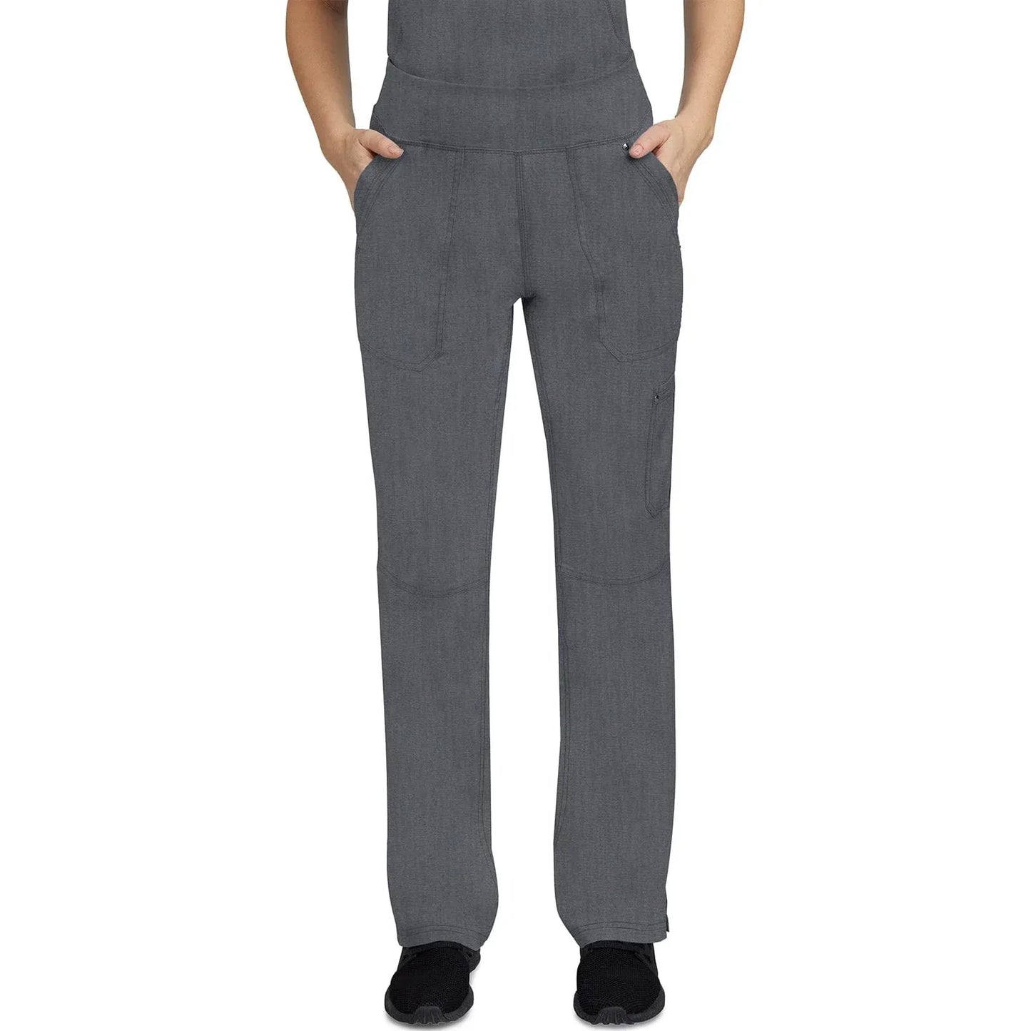 Healing Hands Purple Label Scrubs 9133 Tori Pant Women Heather Grey