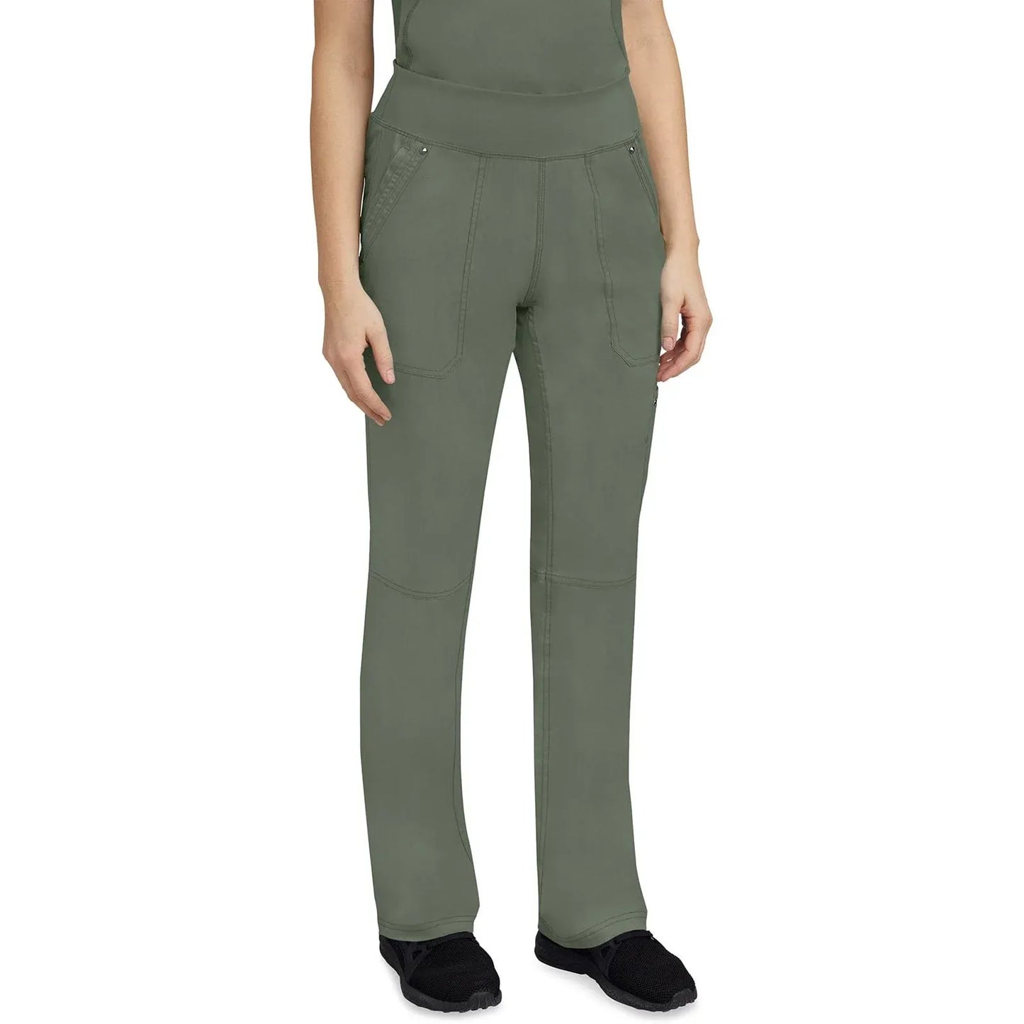 Healing Hands Purple Label Scrubs 9133 Tori Pant Women Olive