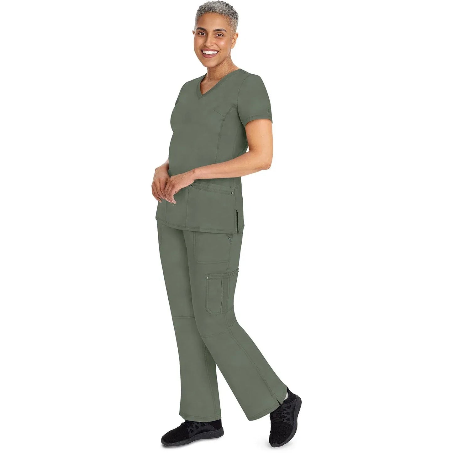 Healing Hands Purple Label Scrubs 9133 Tori Pant Women Olive