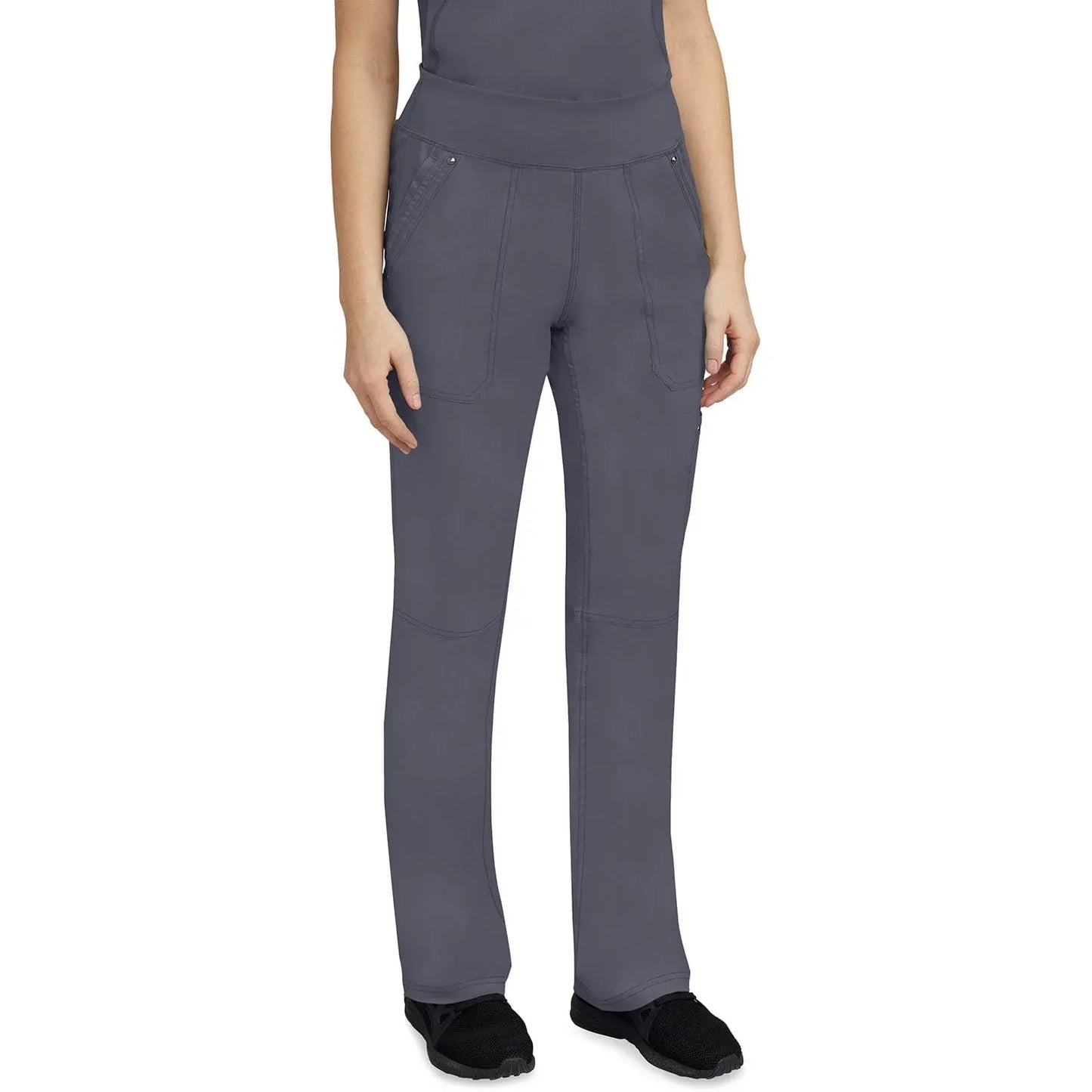 Healing Hands Purple Label Scrubs 9133 Tori Pant Women Pewter