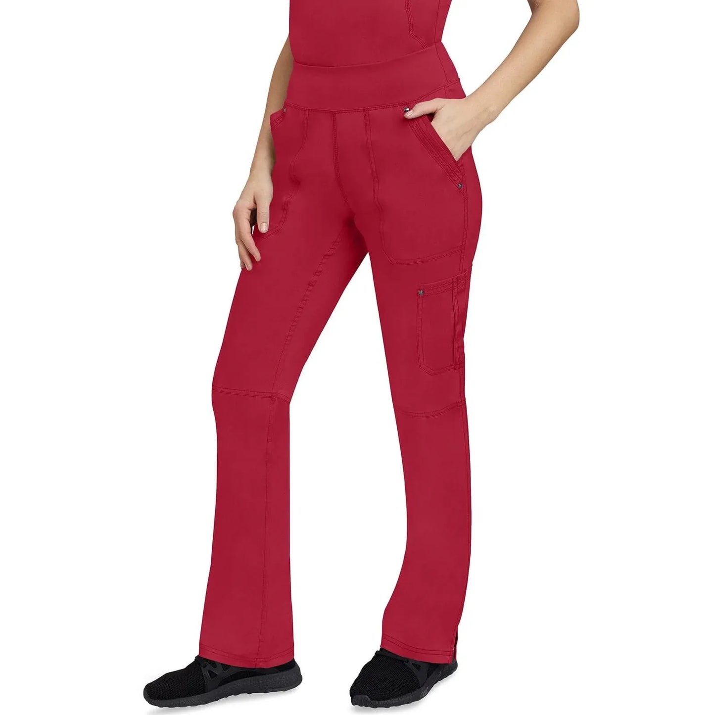 Healing Hands Purple Label Scrubs 9133 Tori Pant Women Red