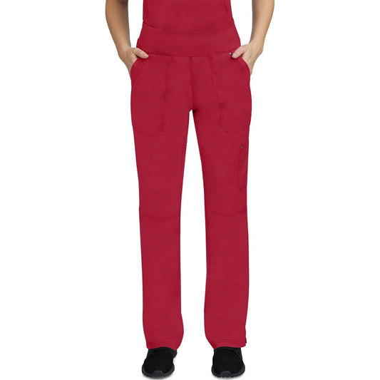 Healing Hands Purple Label Scrubs 9133 Tori Pant Women Red