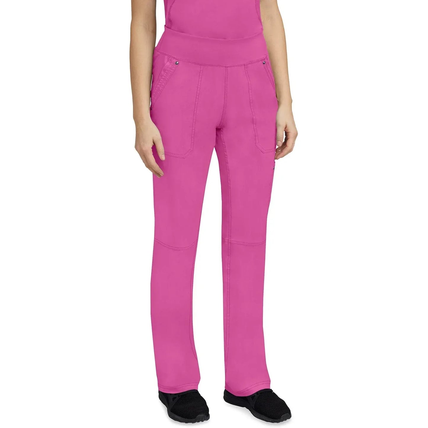 Healing Hands Purple Label Scrubs 9133 Tori Pant Women Shocking Pink