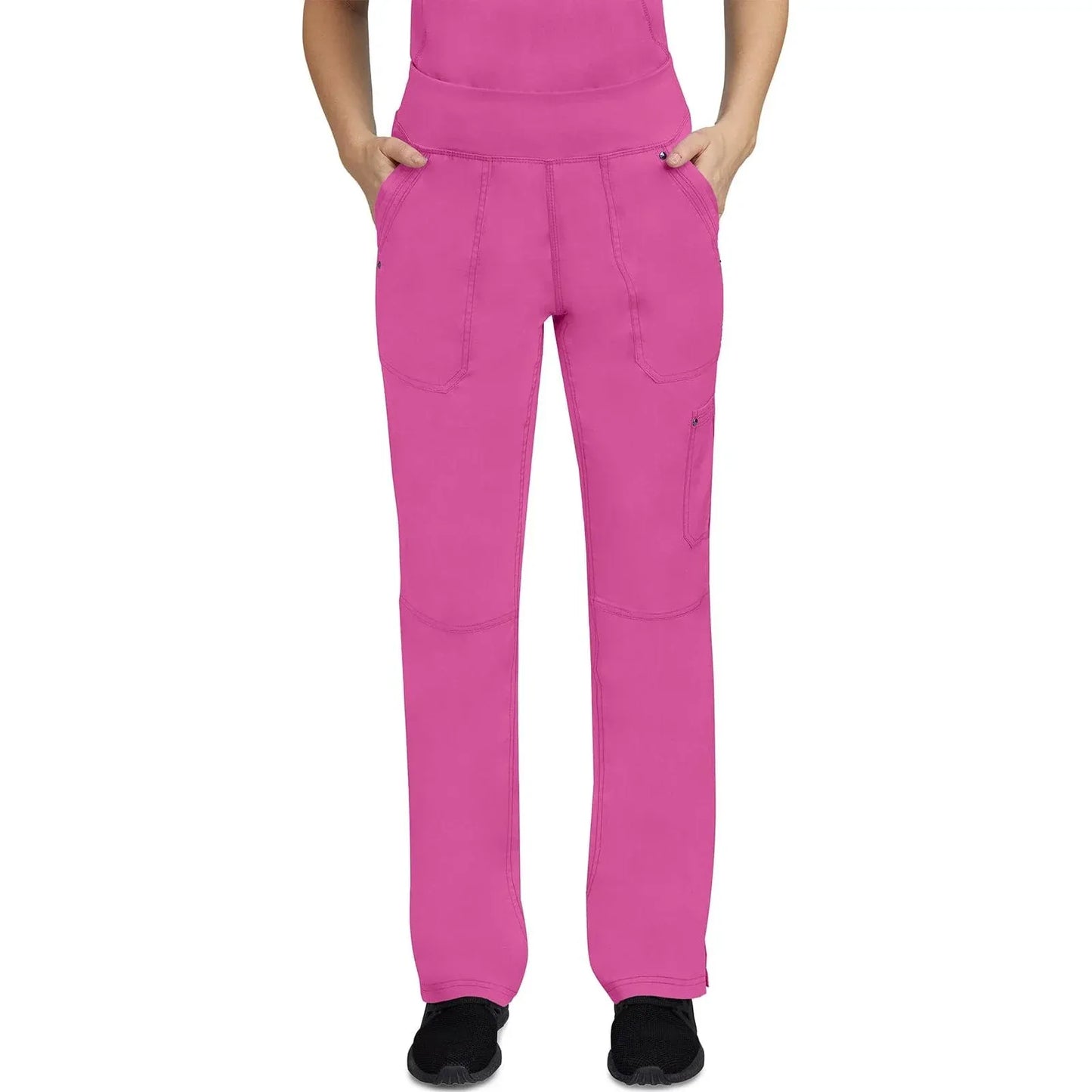 Healing Hands Purple Label Scrubs 9133 Tori Pant Women Shocking Pink