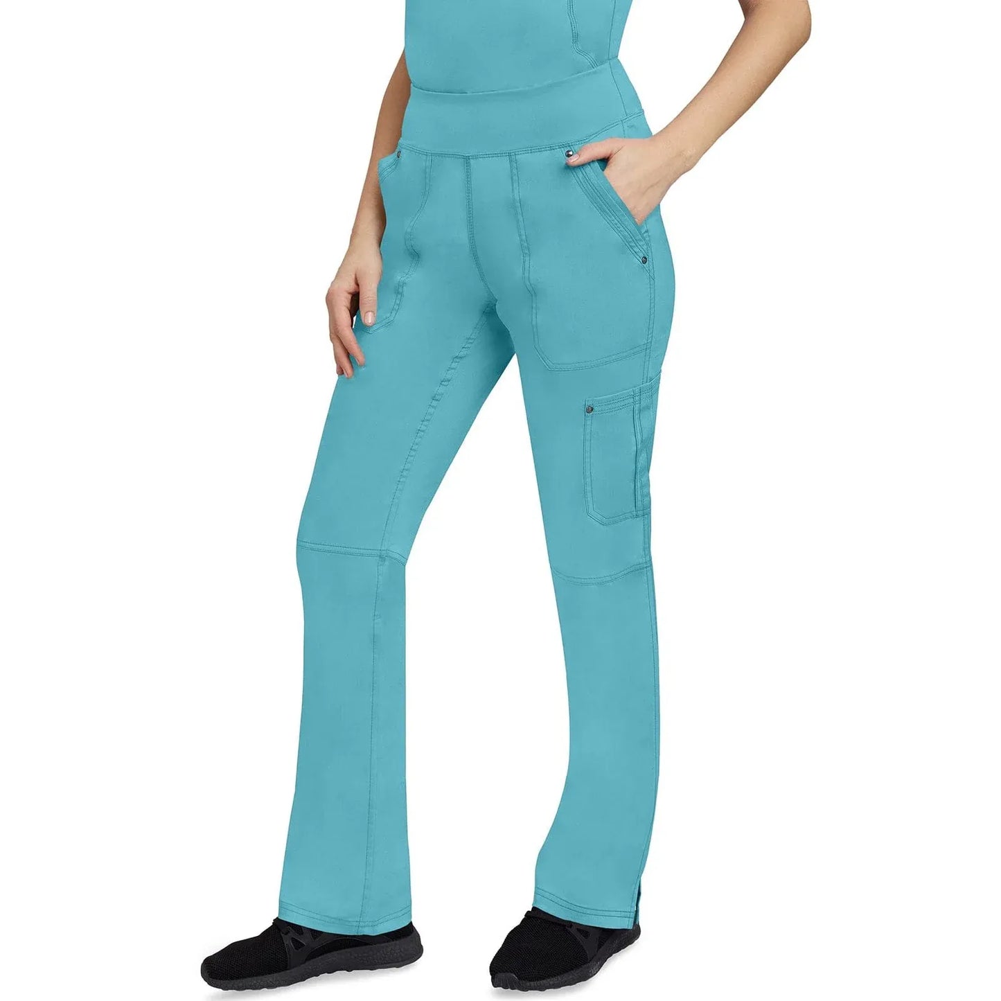 Healing Hands Purple Label Scrubs 9133 Tori Pant Women Spectra Blue